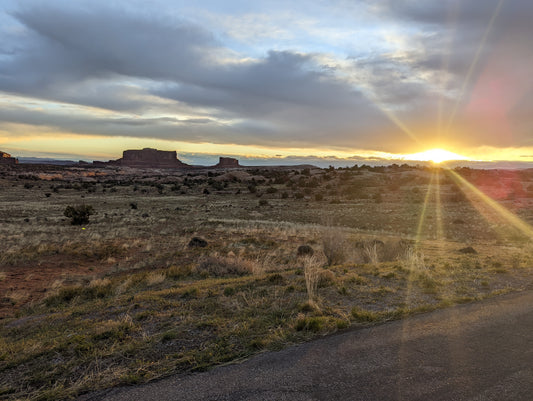 Sunrise At Canyon Lands National Park 30x20 Poster Board